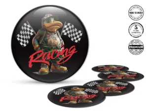 Wheel Emblems Logo Limited Racing Dome